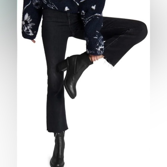 RAG & BONE Soren leather ankle boots Block Heel Sz 36/6M - Picture 1 of 12